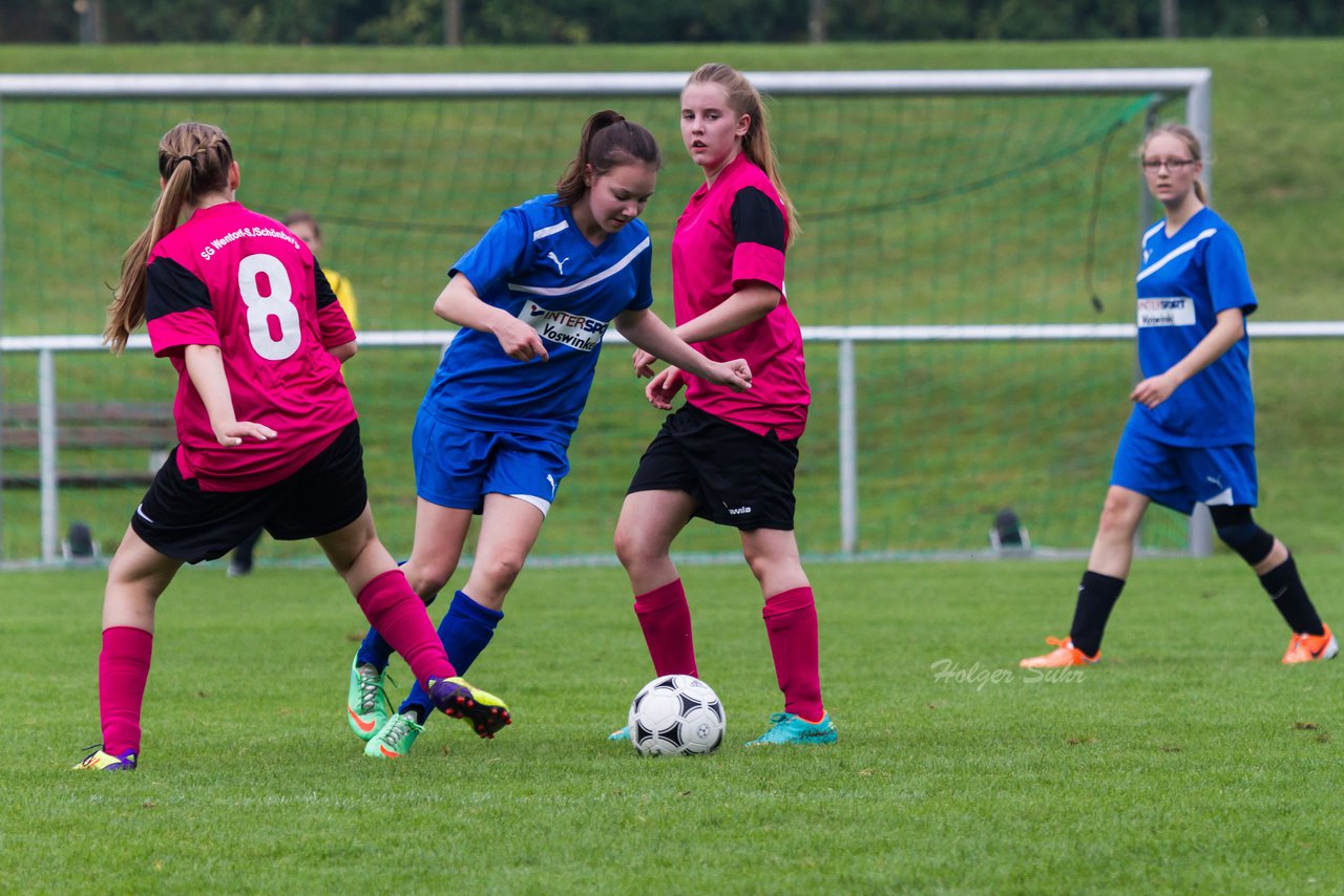 Bild 249 - B-Juniorinnen FSG BraWie 08 - JSG Sandesneben : Ergebnis: 2:0